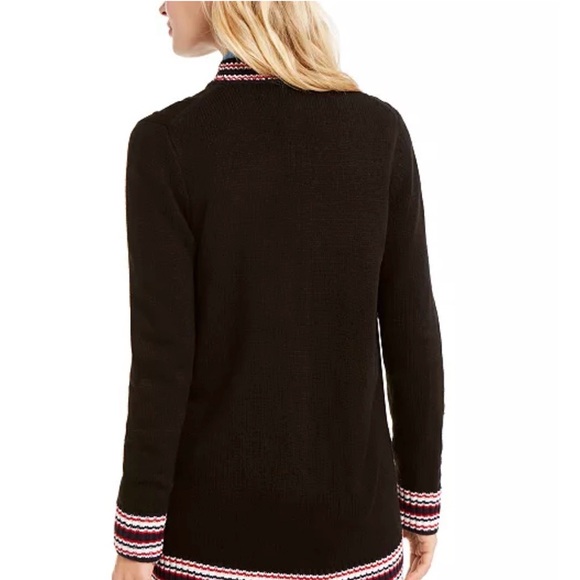 Tommy Hilfiger Cable-Knit Varsity Cardigan Small - Picture 4 of 9